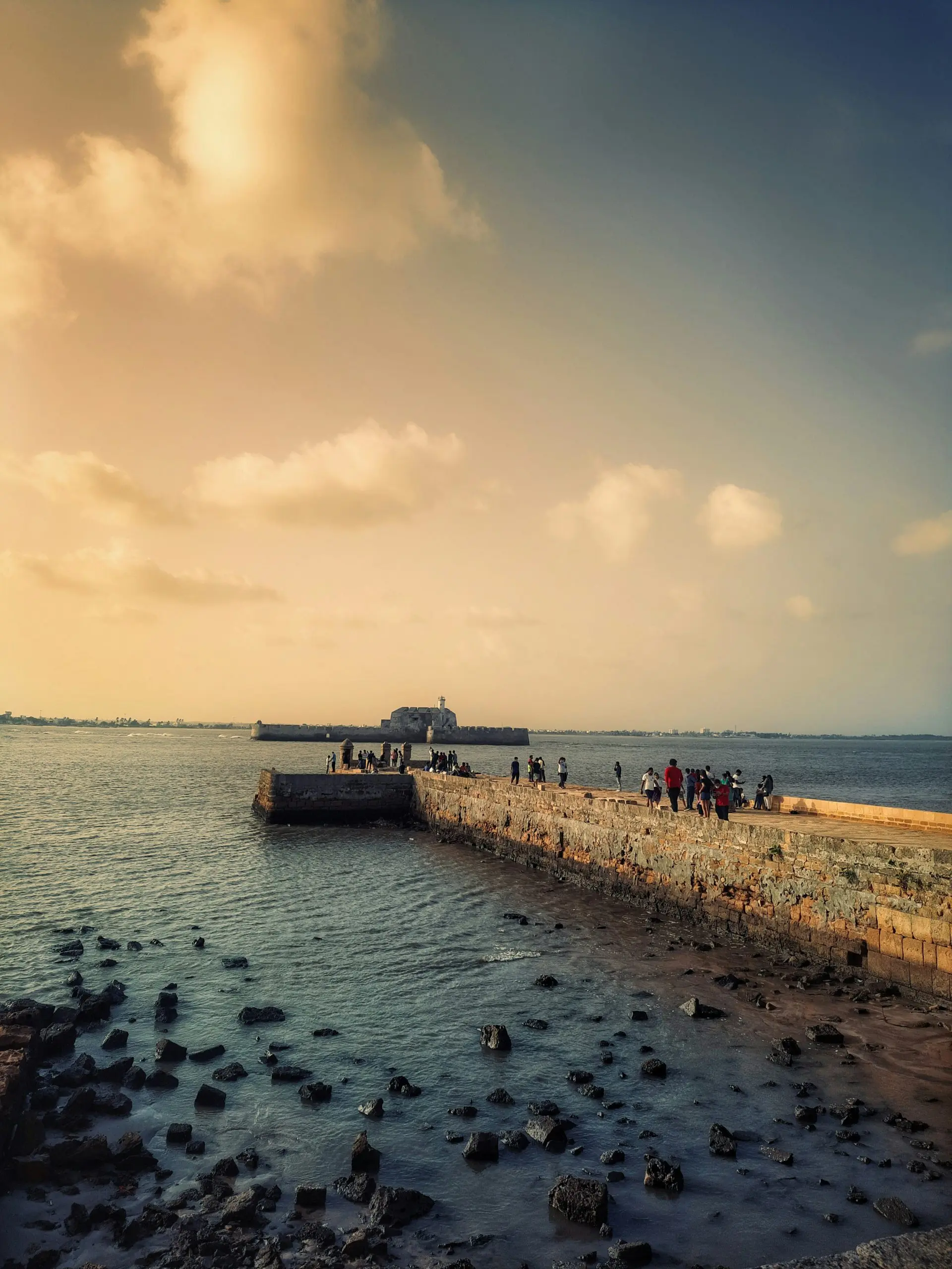 Pristine coastal beaches and Portuguese fort in Diu